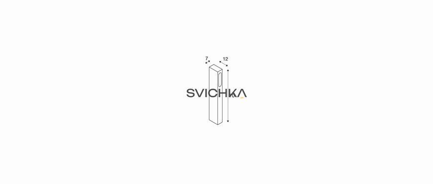 Вуличний стовпчик SLV SLOTBOX 70 232145, антрацит, Антрацит, Антрацит, Антрацит