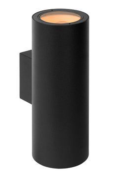 Настінний точковий світильник Lucide VOLANTIS Indoor/Outdoor 2xE27 IP54 Black, BLACK