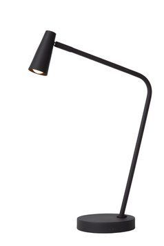 Акумуляторна настільна лампа Lucide STIRLING Battery pack/batteries LED Dim. 1x3W 2700K Black, BLACK, Чорний, Чорний, Чорний