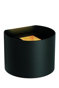 Настінний точковий світильник для ванної Lucide AXI LED 2x7W 2700K IP54 Adjustable beam angle Black, BLACK, Чорний, Чорний