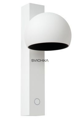 Настінний світильник Lucide ESFERA LED Dim. 1x9W 2700K White, WHITE, Білий, Білий