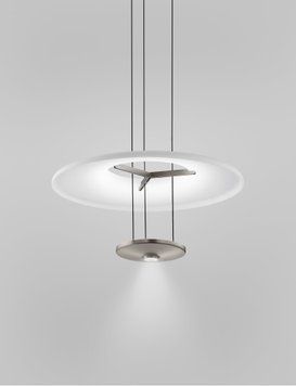 Підвісний світильник Vistosi Dione G, White/Steel