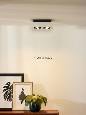 Стельовий точковий світильник Lucide XIRAX LED Dim to warm GU10 2x5W 2200K/3000K White, WHITE