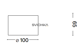 Точечный светильник Ideal Lux Spike pl1 round