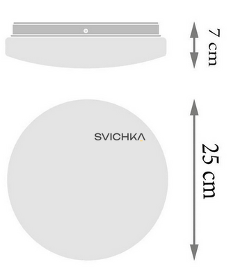 Настінно-стельовий світильник Ledvance CEILING ROUND 255 18W 840, White
