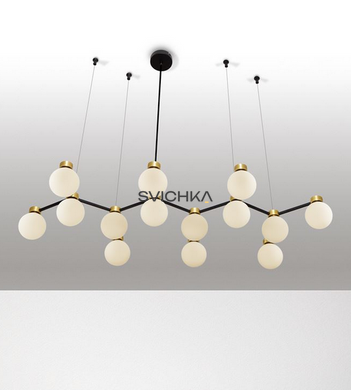 Люстра Nova luce OVALINO 14, Gold/Black