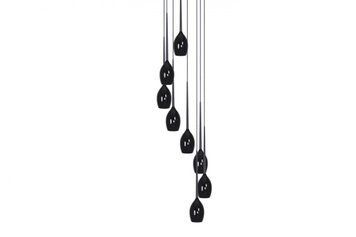 Підвісний світильник Azzardo MD1288A-8BL IZZA 8 pendant black (AZ0159), Чорний, Чорний
