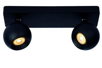 Потолочный точечный светильник Lucide FAVORI 2xGU10 Black