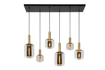 Підвісний світильник Lucide JOANET 6xE27 Smoke Grey, Smoke Grey, Димчатий, Димчатий