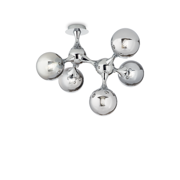 Стельовий світильник Ideal Lux NODI CROMO PL5, Вишневий, Хром, Хром, Хром