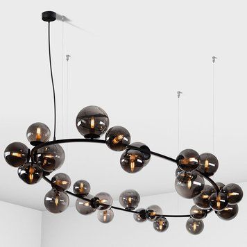 Люстра Imperium Light Willa, Black/Black smoke