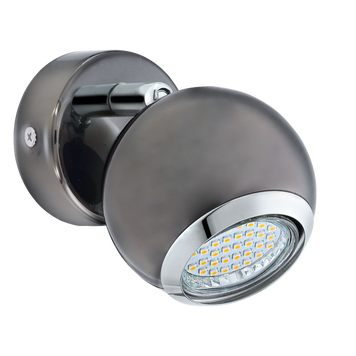 Спот Eglo BIMEDA 31005, Нікель, Хром, Чорний, Нікель, Хром, Чорний