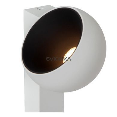 Настінний світильник Lucide ESFERA LED Dim. 1x9W 2700K White, WHITE, Білий, Білий