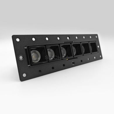 Встроенный светильник Skarlat RSL74146 6&times;2W BK 3000K