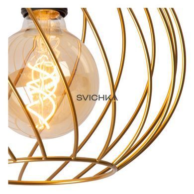 Потолочный светильник Lucide DANZA &Oslash; 25 cm 1xE27 Matt Gold / Brass
