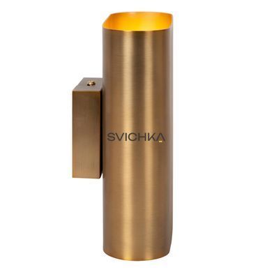 Настенный светильник Lucide OVALIS 2xE14 Matt Gold / Brass