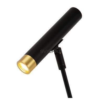 Настільна лампа Lucide ALEC LED Dim. G9 1x3W 2700K Interchangeable rings included Black, BLACK, Чорний, Чорний, Чорний