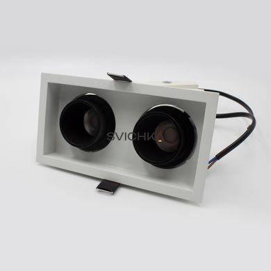Встроенный светильник Skarlat RSL74092-2 2&times;10W WH+BK 3000K