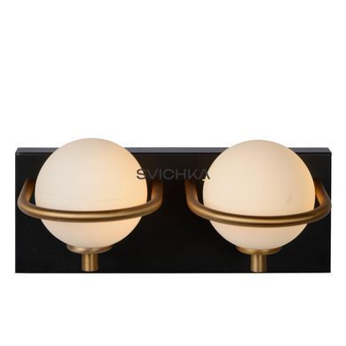 Настінний світильник для ванної Lucide ISOBEL 2xG9 IP44 Black, BLACK