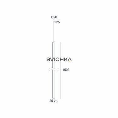 Подвесной светильник Skarlat RHL77007 30W BK 3000K
