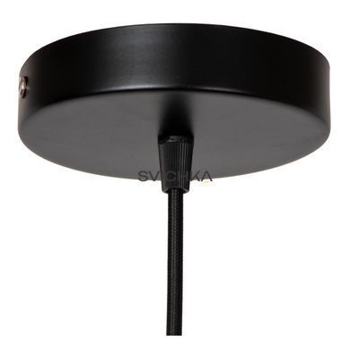 Підвісний світильник Lucide MADUKA 1xE27 Black, BLACK, Чорний, Чорний