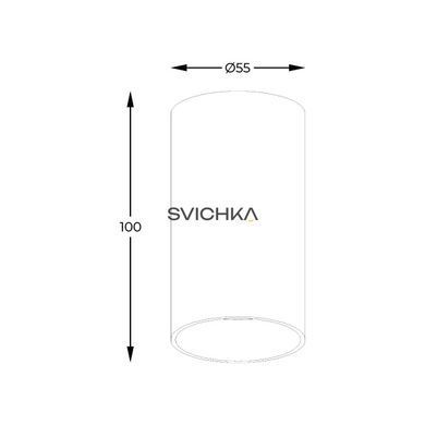 Накладний світильник Zuma Line Tuba Sl 1, White