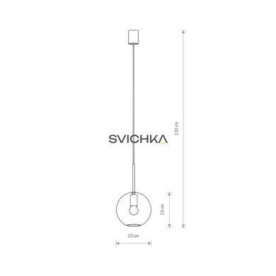 Підвісний світильник Nowodvorski SPHERE M zwis PL, Чорний, Чорний