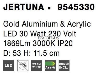 Потолочный светильник Nova luce JERTUNA 53 Gold
