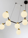 Люстра Nova luce OVALINO 14, Gold/Black