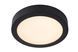 Потолочный светильник для ванной Lucide BRICE LED &Oslash; 24 cm LED Dim. 1x15W 3000K IP44 Black, BLACK