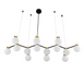 Люстра Nova luce OVALINO 14, Gold/Black