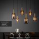 Подвесной светильник Lucide JOANET 6xE27 Smoke Grey, Smoke Grey, Дымчатый, Дымчатый