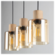 Підвісний світильник TK Lighting ORSON 3, Amber