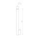 Світильник Nowodvorski Ice tube led M, White/Chrome, Білий, Хром, Білий
