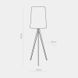 Торшер TK Lighting 5046 Walz Gray - 5046, Бежевий, Дерев'яний, Сірий