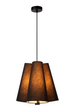 Підвісний світильник Lucide GREGORY &Oslash; 34,3 cm 3xE27 Black, BLACK, Білий, Чорний