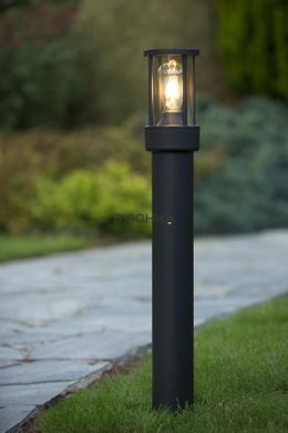 Вуличний стовпчик Lucide LORI 1xE27 IP44 Day/Night Sensor Anthracite, Anthracite