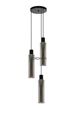 Підвісний світильник Lucide ORLANDO &Oslash; 32 cm 3xE27 Smoke Grey, Smoke Grey