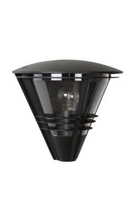 Настінний світильник для дому/вулиці Lucide LIVIA 1xE27 IP44 Black, BLACK