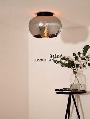 Стельовий світильник Lucide JUDI &Oslash; 30,5 cm 1xE27 Smoke Grey, Smoke Grey, Димчатий, Димчатий
