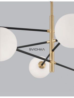 Подвесной светильник Nova luce Vitra 8 Gold/Black