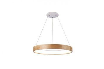Люстра Azzardo AZ2699 Silvam 65 pendant LED, Білий, Бежевий, Білий, Дерев'яний