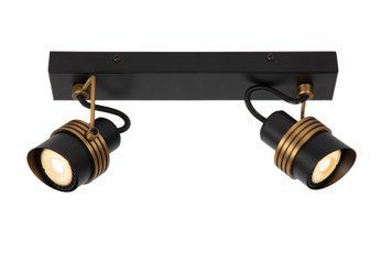 Стельовий точковий світильник Lucide TUNDRAN 2xGU10 Black, BLACK