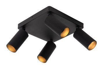 Потолочный точечный светильник Lucide CLUBS 4xGU10 Black