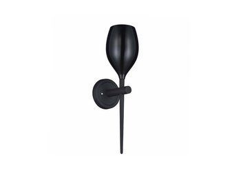 Світильник Azzardo MB1288-1BL IZZA 1 wall black (AZ0098), Чорний, Чорний
