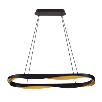 Підвісний світильник Nova luce RADON, Black/Gold
