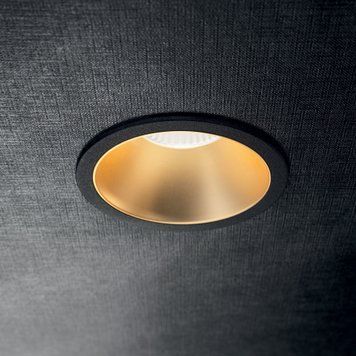 Ideal Lux GAME FI1 ROUND Black & Gold 192345