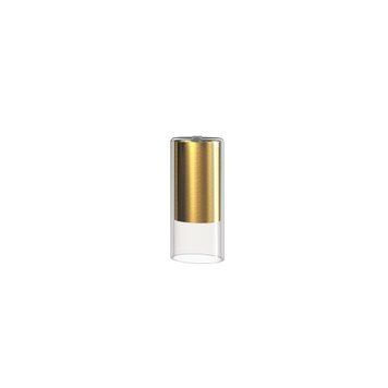 Плафон Nowodvorski CAMELEON CYLINDER S TR/BS 8546, Латунь, Прозорий