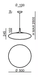 Подвесной светильник Linea Light Squash_P 7627, Белый, Белый