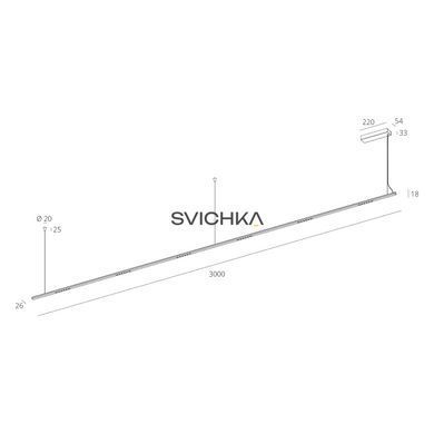 Подвесной светильник Skarlat RHL7789 38W BK 4000K
